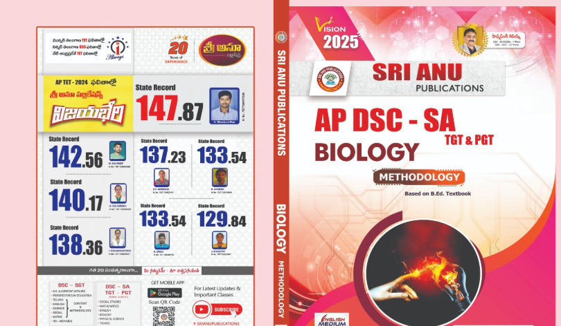 AP DSC-SA Biology TGT &PGT  Methodology